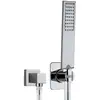Image de Bossini Flat One Set de douche avec raccord mural coudé et support, 1 jet, CA3003C00030004,