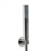 Image de Bossini Inox Set de douche avec support, 1 jet, INC003C00075005,