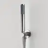 Image de Bossini Inox Set de douche avec raccord mural coudé et support, 1 jet, INC004C00075005,