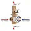 Image de Bossini Universal Corps à encastrer pour mitigeur mono commande à 2 voies, Z00005000000005,