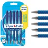 Image de Paper Mate Flexgrip Ultra stylo bille rétractable | pointe moyenne (1,0 mm) | encre bleue | lot de 5