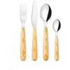 Image de Guzzini - FUSION Set de 24 Couverts - Jaune Ambre - 281950151