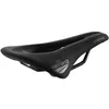 Image de Selle San Marco SHORTFIT 130 Dynamic   Selle Vélo Route Courte et Ergonomique avec Trou Central, Rails en Acier Manganèse   Taille S3, Noir