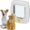 Image de Ferplast Chatiere pour Chat Chien, Porte Chats et Chiens, Installation Universelle, Entrée et Sortie Contrôlables à 4 Voies, Tunnel Partiel, Swing 3, Blanc