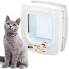 Image de Ferplast Chatiere Magnetique, Porte pour Chats, Entrée et Sortie Contrôlables à 4 Voies, Proctection Contre Les Courants d'air, Collier Chat avec Aimant Inclus, Swing 7 Chatière magnétique, Blanc
