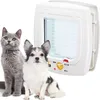 Image de Ferplast Porte Chats et Chiens SWING 5 Chatière, Universelle, Entrée et sortie controlées à 4 positions, Proctection contre les Courants d'air, Indicateur de Dernier Passage, Tunnel Partiel, Blanche, 22.5x25.5x9.6 cm (Lot de 1)