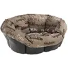 Image de Ferplast Coussin pour Panier Chien SOFA' 8, en Coton, Matelas Coussin Rembourré pour Lit pour Chien d'intérieur, Remplacement pour Corbeille en Plastique Chien, Lavable, 85 x 62 x h 28,5 cm, Marron