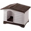 Image de Ferplast Niche Chien Exterieur, Maison Chien, Niche Chien Moyen,Côté Ouvrable, Système de Drainage, Grille d'Aération, 88 x 72 x h 65 cm, DOGVLLA 90 Niche Plastique pour Chiens