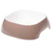 Image de Ferplast Gamelle pour Chat Glam - Gamelle à Nourriture et à Eau pour Chat en Plastique à la Mode, antidérapant, Facile à Nettoyer, 0,4 Litre, Gris
