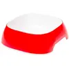 Image de Ferplast Gamelle pour chat Glam - Gamelle à nourriture et à eau pour chat en plastique à la mode, antidérapant, facile à nettoyer, 0,4 litre, Rouge