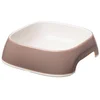 Image de Ferplast Gamelle pour chien Glam - Gamelle en plastique élégante pour l'eau et la nourriture du chien, antidérapante, facile à nettoyer, 0,75 litre, Gris