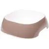 Image de Ferplast Gamelle pour Chien Glam - Gamelle en Plastique élégante pour l'eau et la Nourriture du Chien, antidérapante, Facile à Nettoyer, 1,2 Litre, Gris