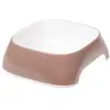 Image de Ferplast Gamelle pour Chat Glam - Gamelle à Nourriture et à Eau pour Chat en Plastique à la Mode, antidérapant, Facile à Nettoyer, 0,2 Litre, Gris