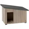 Image de Niche pour Extérieur, Maison pour Chiens ARGO 50 en Bois FSC avec Vernis Atoxique, Résistant aux U.V.