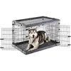 Image de Cage Pliable pour grands chiens SUPERIOR 105 Clôture métallique, avec Séparateur, Double verrouillage