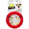 Image de Ferplast Jouet Chien, Distributeur Croquettes ou Friandises, en Caoutchouc Naturel Durable à Mâcher, Arôme de Poulet, Rebondissant, Lancer et rapporter, Crazy Bell Jouets pour Petit Chien, Orange