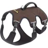Image de Ferplast Harnais Ergonomique pour Chiens de Taille Maxi ERGOTREKKING Extra Large, Fermeture par Micro-Regulation, Rembourrage Souple, réflechissant, idéal pour Les Excursions, Marron