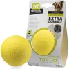 Image de Ferplast Jouet Chien, Distributeur Croquettes ou Friandises, en Caoutchouc Naturel Durable à Mâcher, Arôme de poulet, Rebondissant, Lancer et rapporter, CRAZY BELL Jouets pour Petit Chien, Orange