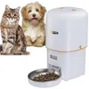 Image de Ferplast Distributeur Croquettes Chat Automatique Risto Pet, Distributeur Croquettes Chien 4 L, Programmable, Double Alimentation, 6 Repas par Jour, Écran Rétroéclairé, Gamelle en Acier Inoxydable