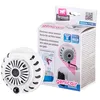 Image de Ferplast Désodorisant Electronique pour Maison de Toilette GENICAIR, Neutralise Définitivement les Mauvaises Odeurs, Fixation avec Aimant, Ventilateur Silencieux, Câble USB et Filtre Anti-Odeur inclus