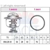 Image de FACET 7.8403 Thermostat d'eau avec joint d'étanchéite 76°C Compatible avec FIAT Fullback Pick-up 502, 503, MITSUBISHI PAJERO IV V8W, V9W