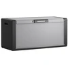 Image de Curver Coffre d'intérieur TITAN 300L, rangement maison gris/noir pour parfaitement organiser votre espace