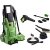 Image de Lavor Haute Pression LAVOR NJ Plus 145 WPS avec Programmes de Lavege et Brosse Fixe, Brosse Rotative, Accessoire pour Nettoyage Sols, Puissance 145 Bar Max, Débit 420 l/h Max, Moteur 1900W Vert