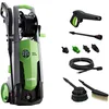 Image de Lavor Nettoyeur Haute Pression PREDATOR 180 DIGIT avec Système Multi-Contrôle Numérique et Programmes de Lavage WPS, Brosse Rotative et Fixe, Puissance 180 Bar Max, Débit 510 l/h Max, 2500 Watt
