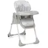 Image de Foppapedretti Chaise haute de réunion, enfants de 6 mois à 3 ans (jusqu'à 15 kg), assise/repose-pieds/dossier réglable, panier porte-objets, stable et confortable, avec rembourrage lavable,