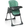 Image de Foppapedretti Chaise haute Gourmand, enfant de 6 mois à 3 ans (jusqu'à 15 Kg), légère et compacte, rembourrage amovible et lavable, pliable multiposition, panier porte-objets, vert