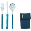 Image de Ferrino Set Couverts Pliables Travel M Bleu