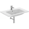 Image de Ideal Standard I.LIFE B Lavabo Plan, Vasque à poser, 80 x 51 x 18 cm, Salle de Bain, Toilette, Céramique, Blanc, Percé 1Trou de Trop-Plein, T460401