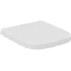 Image de Ideal Standard i.life S Abattant WC, forme angulaire, Siège de toilette durable, comprenant un jeu de charnières pour une installation facile, en duroplast robuste   Blanc (360x410x45 mm)