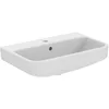 Image de Ideal Standard I.LIFE S Lavabo Spécial Petit Espace Profondeur Réduite Salle de Bain Toilette Fixation Mur Céramique Blanc Percé 1Trou de Trop-Plein 60 x 38 cm T458301