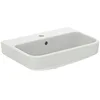 Image de Ideal Standard I.LIFE S Lavabo Spécial Petit Espace Profondeur Réduite Salle de Bain Toilette Fixation Mur Céramique Blanc Percé 1Trou de Trop-Plein 55 x 38 cm T458401