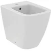 Image de Ideal Standard - i.life S Bidet au sol monotrou pour installation de fil mural à faible profondeur de seulement 48 cm