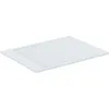 Image de Ultraflat S I.Life Receveur de Douche Ultraplat 3 cm d'Épaisseur, Rectangulaire 120 x 80 cm, Finition Pierre Texturée, Naturellement Anti-Dérapant, Cache-Bonde Fourni, Blanc
