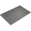 Image de Ideal Standard -Ultraflat S I.Life Receveur de Douche Ultraplat 3 cm d'Épaisseur, Résine, Rectangulaire 160 x 80 cm, Finition Pierre Texturée, Naturellement Anti-Dérapant, Gris, T5225FS