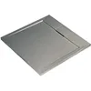 Image de Ideal Standard -Ultraflat S I.Life Receveur de Douche Ultraplat 3 cm d'Épaisseur, Résine, Carré 90 x 90 cm, Finition Pierre Texturée, Naturellement Anti-Dérapant, Gris, T5227FS