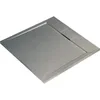 Image de Ideal Standard -Ultraflat S I.Life Receveur de Douche Ultraplat 3 cm d'Épaisseur, Résine, Carré 80 x 80 cm, Finition Pierre Texturée, Naturellement Anti-Dérapant, Gris, T5229FS