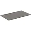 Image de Ideal Standard -Ultraflat S I.Life Receveur de Douche Ultraplat 3 cm d'Épaisseur, Résine, Rectangulaire 120 x 70 cm, Finition Pierre Texturée, Naturellement Anti-Dérapant, Gris, T5233FS