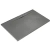 Image de Ideal Standard -Ultraflat S I.Life Receveur de Douche Ultraplat 3 cm d'Épaisseur, Résine, Rectangulaire 170 x 90 cm, Finition Pierre Texturée, Naturellement Anti-Dérapant, Gris, T5239FS