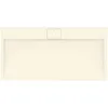 Image de Ideal Standard -Ultraflat S I.Life Receveur de Douche Ultraplat 3 cm d'Épaisseur, Résine, Rectangulaire, 140 x 70 cm, Finition Pierre Texturée, Naturellement Anti-Dérapant, Sable, T5241FT