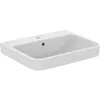 Image de Ideal Standard I.LIFE B Lavabo Salle de Bain, T460701, 60 x 48 cm, Toilette, Fixation Mur, Céramique, Percé pour robinetterie, Blanc