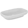Image de Ideal Standard - i.life B, Lavabo rectangulaire de 60 cm sans trou de trop-plein et robinet, Blanc