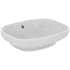 Image de Ideal Standard - i.life B, Lavabo rectangulaire de 45 cm avec trou de trop-plein et sans trou de robinet, Blanc