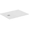 Image de Ideal Standard - Ultra Flat S+, Receveur de douche rectangulaire ultra-mince en résine effet pierre, 120x90cm, Ideal Solid, Échappement côté court, Blanc