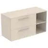 Image de Ideal Standard i.life B Meuble sous-vasque sans découpe, 2 tiroirs, T5757NF,