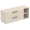 Image de Ideal Standard i.life B Meuble sous-vasque sans découpe, 2 tiroirs, T5764NF,