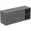 Image de Ideal Standard i.life B Meuble sous-vasque sans découpe, 2 tiroirs, T5765NG,